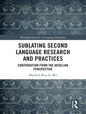 cover image of Sublating Second Language Research and Practices